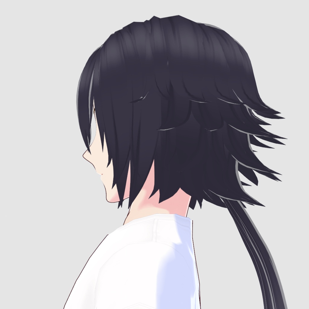 (Vroid 1.0) VRoid用髪型 Husky Hair Preset