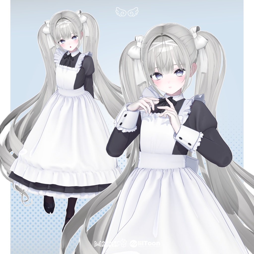【 13アバター対応 】 Roll Twintail