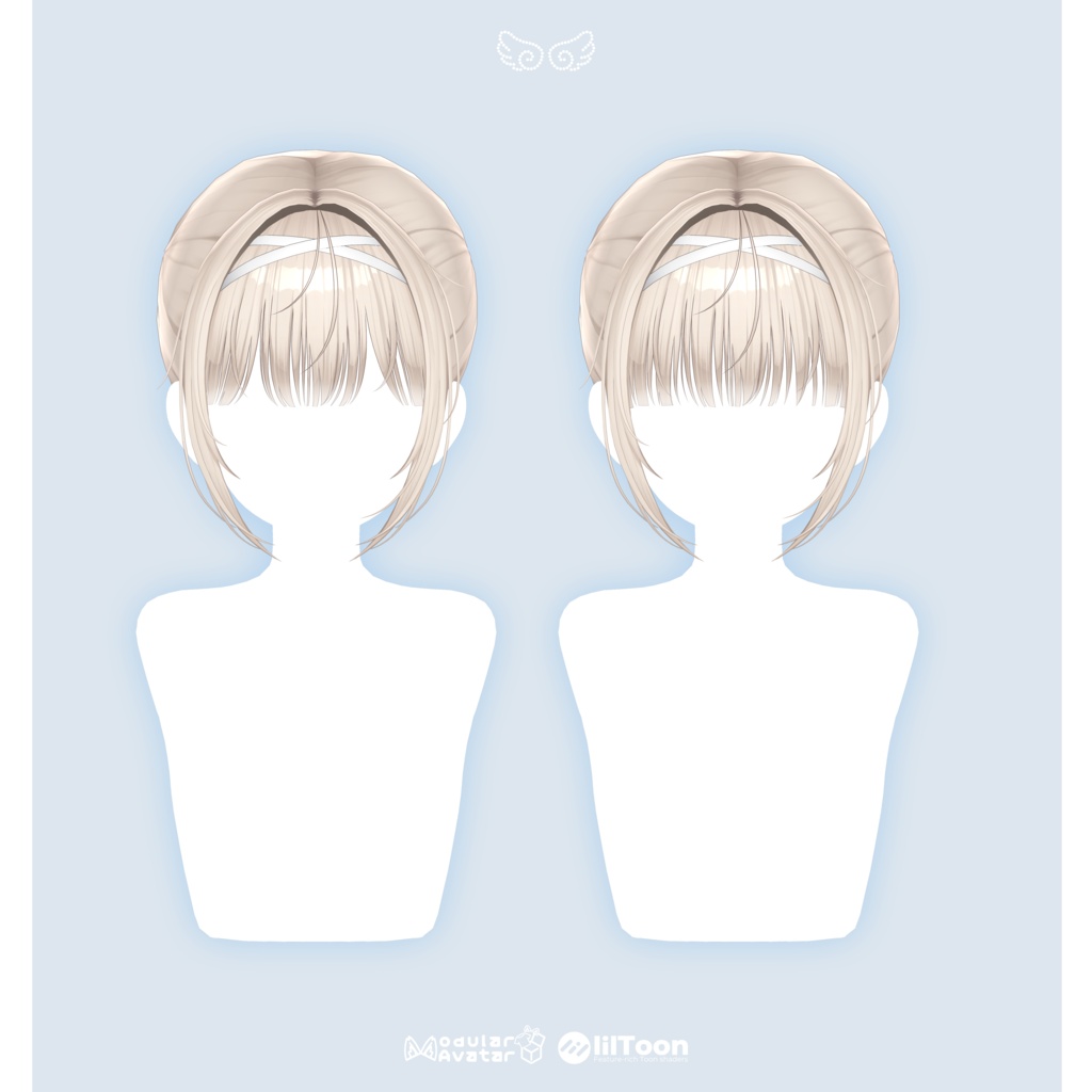【 13アバター対応 】 Roll Twintail