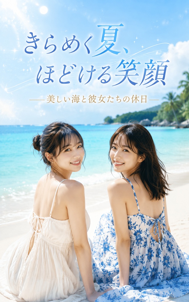 きらめく夏、ほどける笑顔 ――美しい海と彼女たちの休日