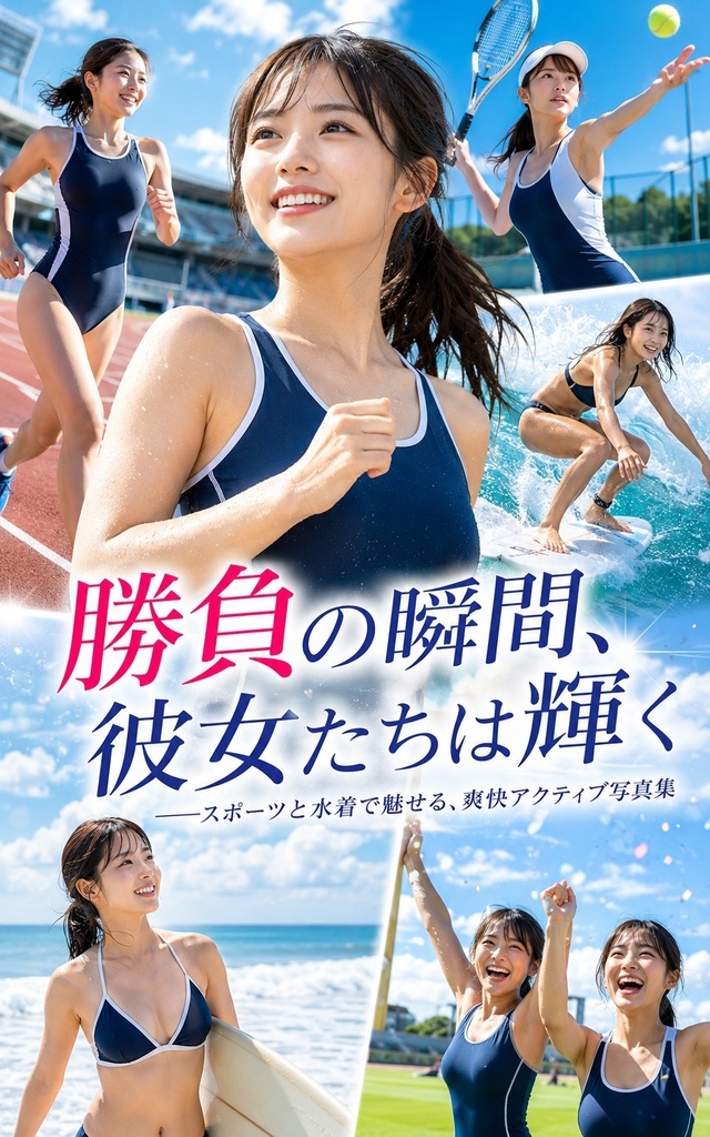 勝負の瞬間、彼女たちは輝く ――スポーツと水着で魅せる、爽快アクティブ写真集」
