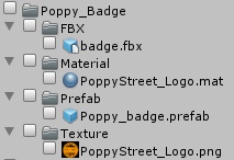 【無料】ポピー横丁の缶バッジ(3Dデータ)
