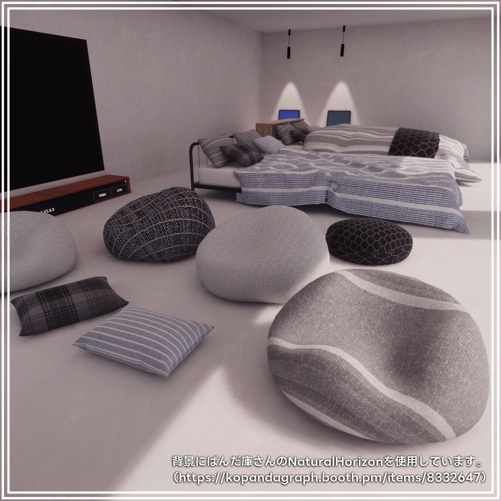 CQ BedClothes(ベッド&クッション集)