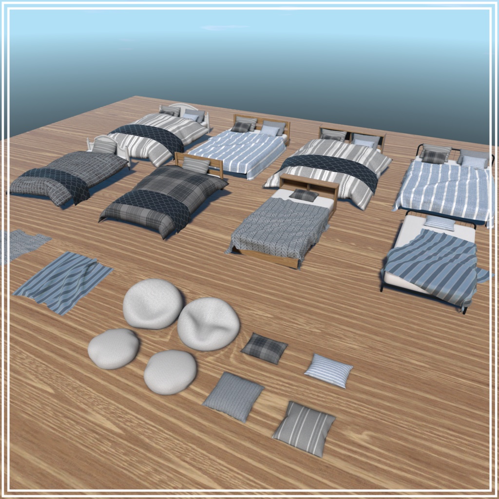 CQ BedClothes(ベッド&クッション集)