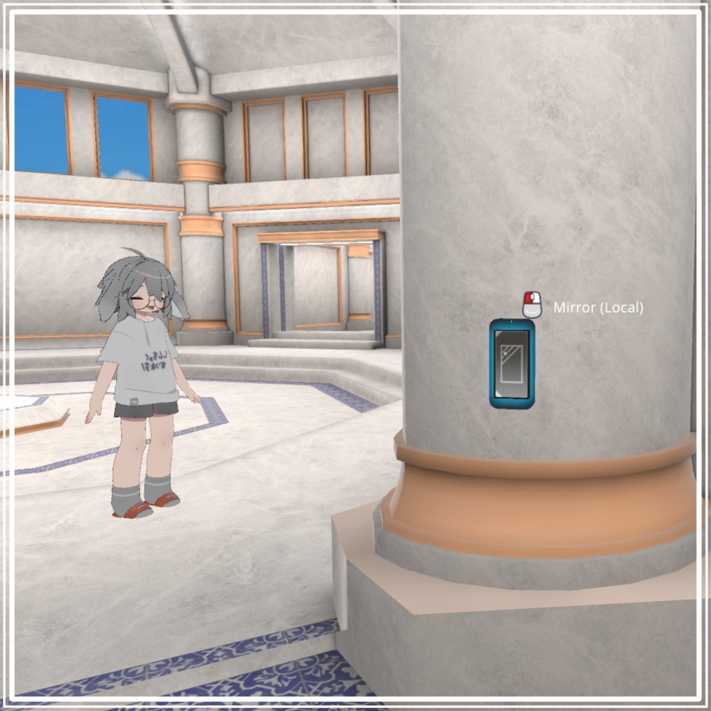Hall Avatar Try‐On(アバター試着会場)by Coquelicotz