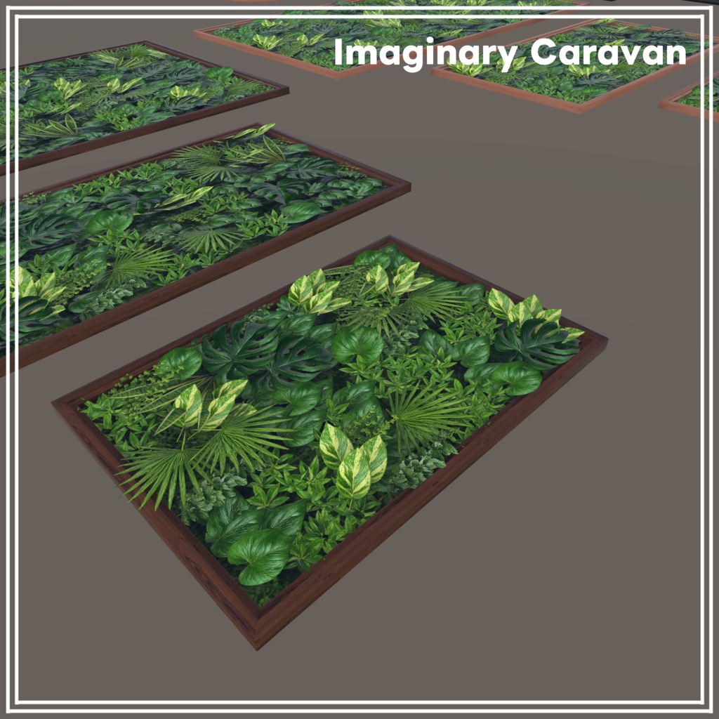 CQ Wall‐Plants(壁掛け植栽パネル)
