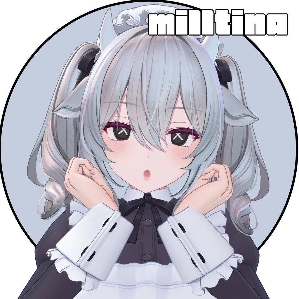 販売記念無料セール中!【5アバター対応】ボタンアイテクスチャ