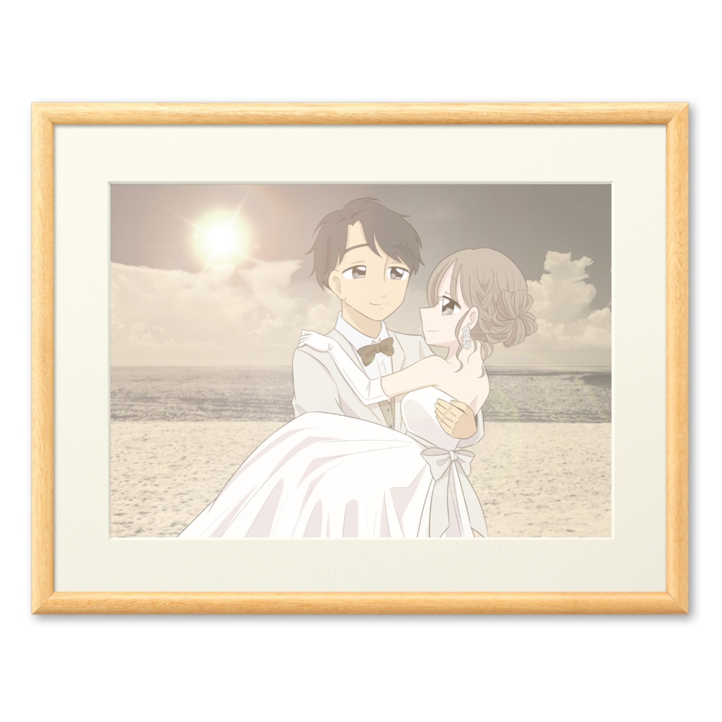 セピアウエディングの複製画