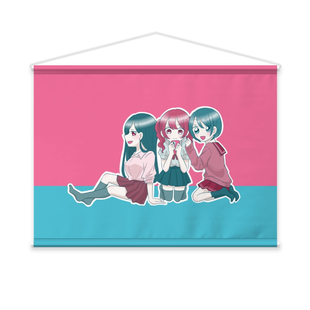 かしまし娘のタペストリー