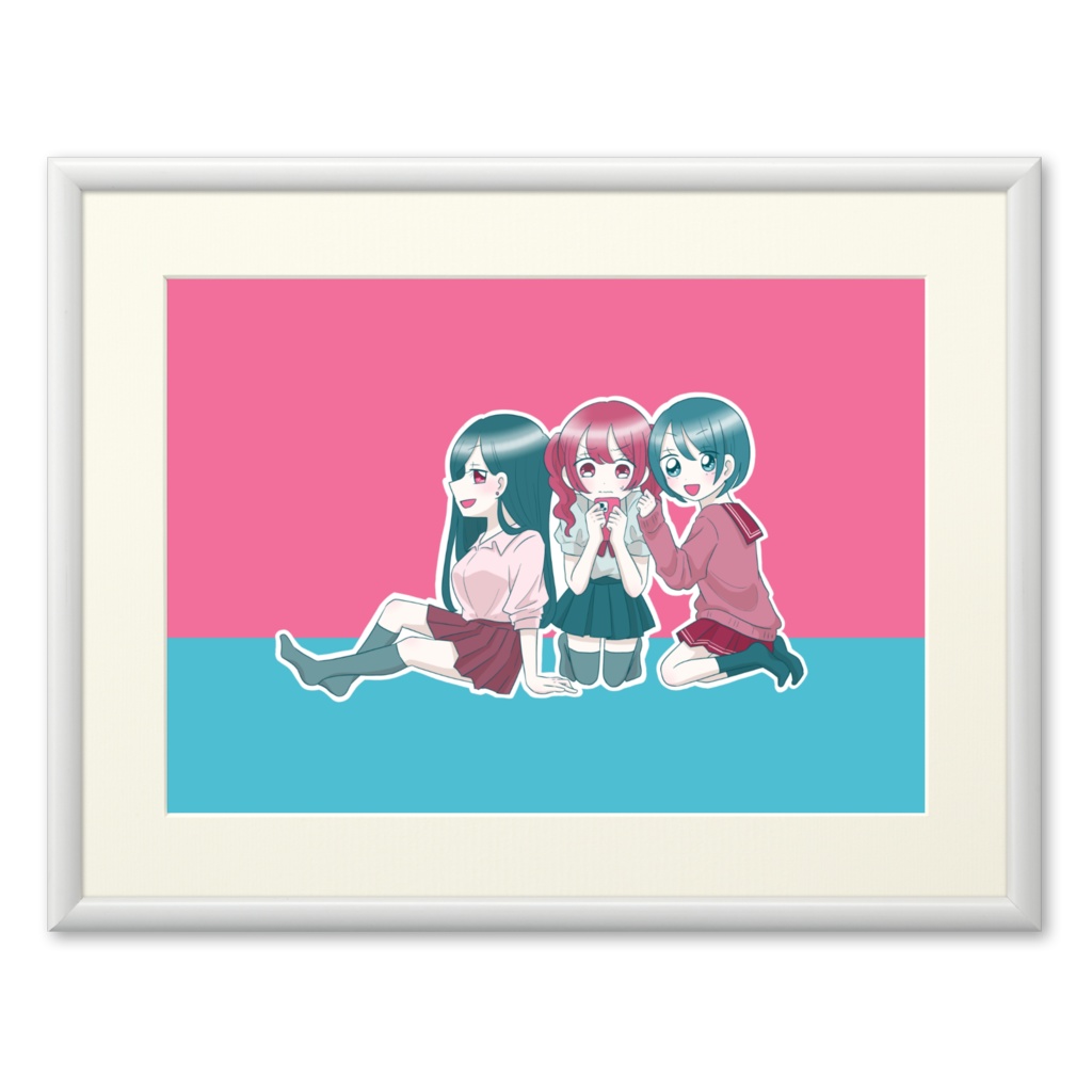 かしまし娘の複製画