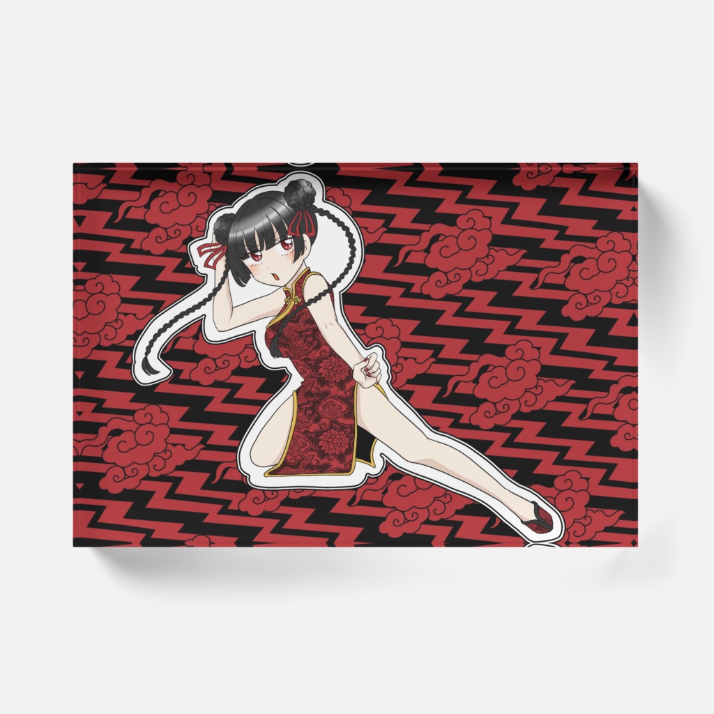 チャイナ娘のアクリルブロック