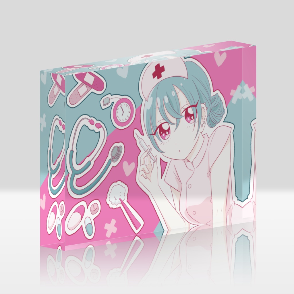 お注射ナースのアクリルブロック