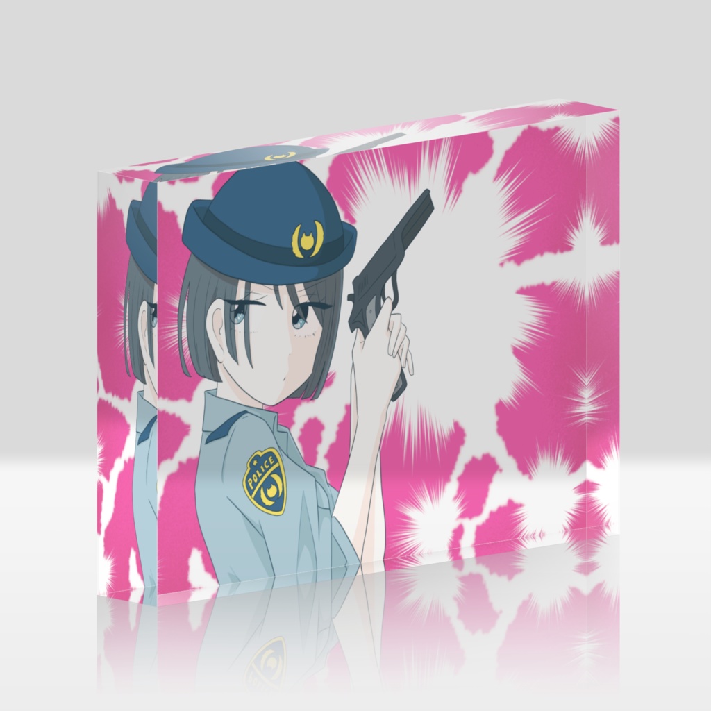 婦警ちゃんアクリルブロック