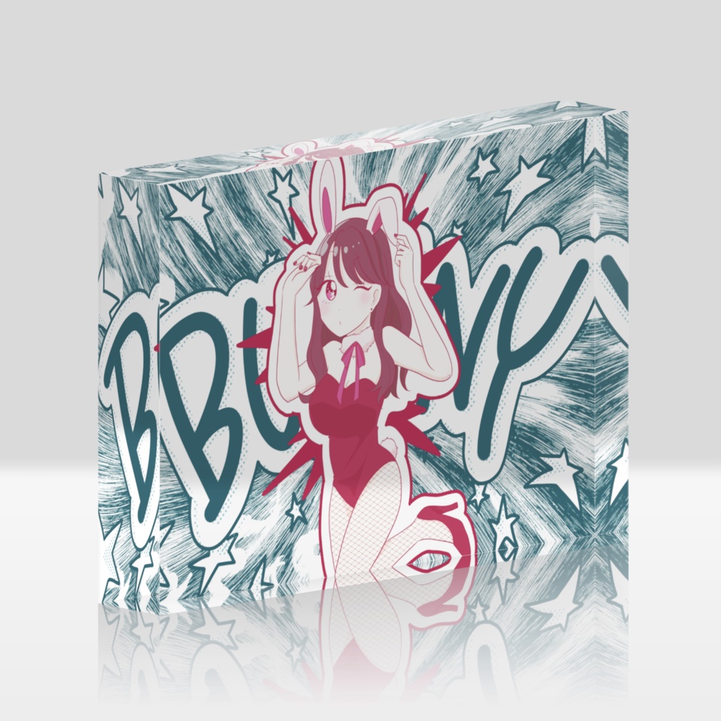 バニーちゃんアクリルブロック