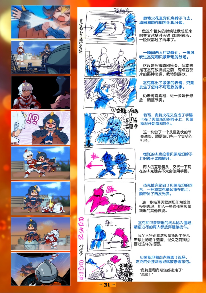 『帰ってきたHRT式ウルトラ擬人化ミニアニメ』中国語オリジナル 電子書籍版・アニメ特典『超能力ブレスレット編』