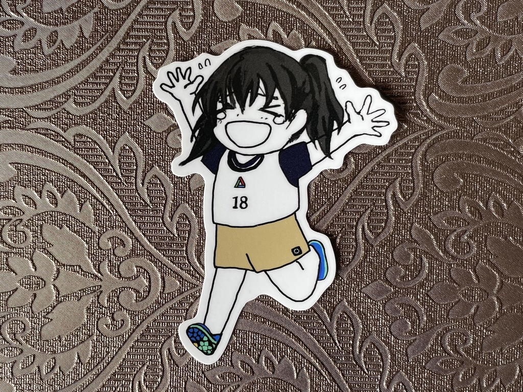 ささゆーちゃんゴールステッカー
