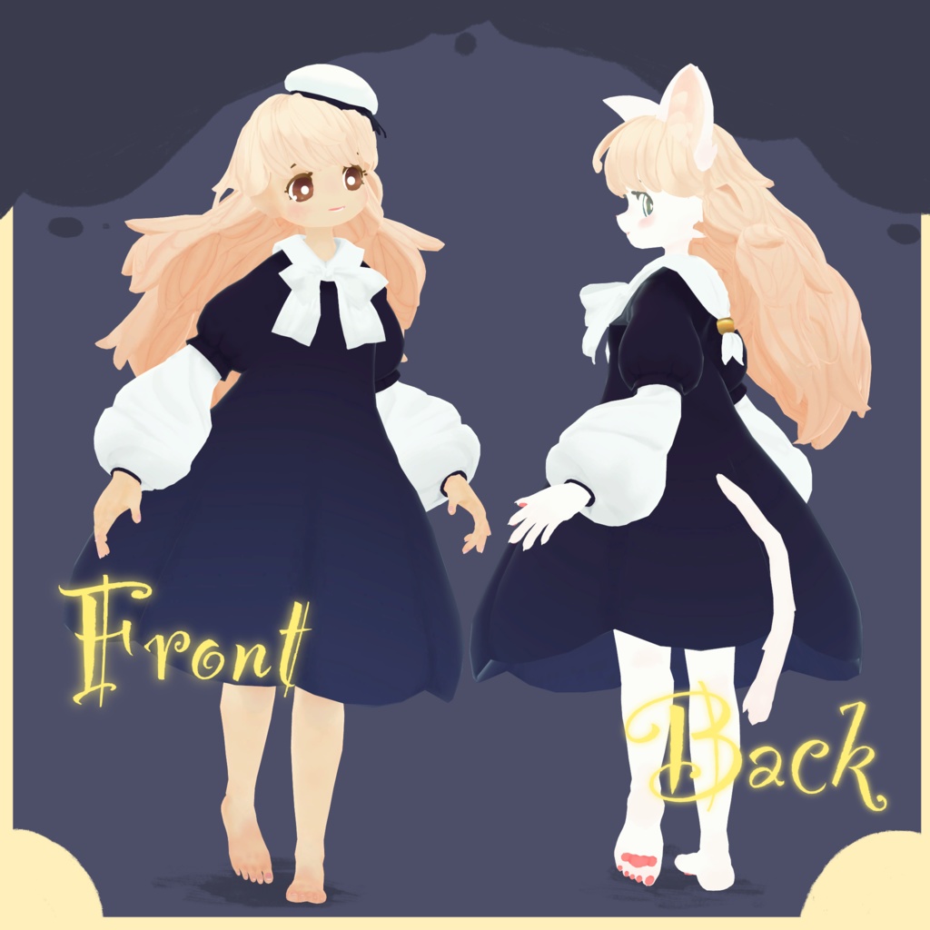 オリジナル3Dモデル 「hitonoco(じゃない!?)」