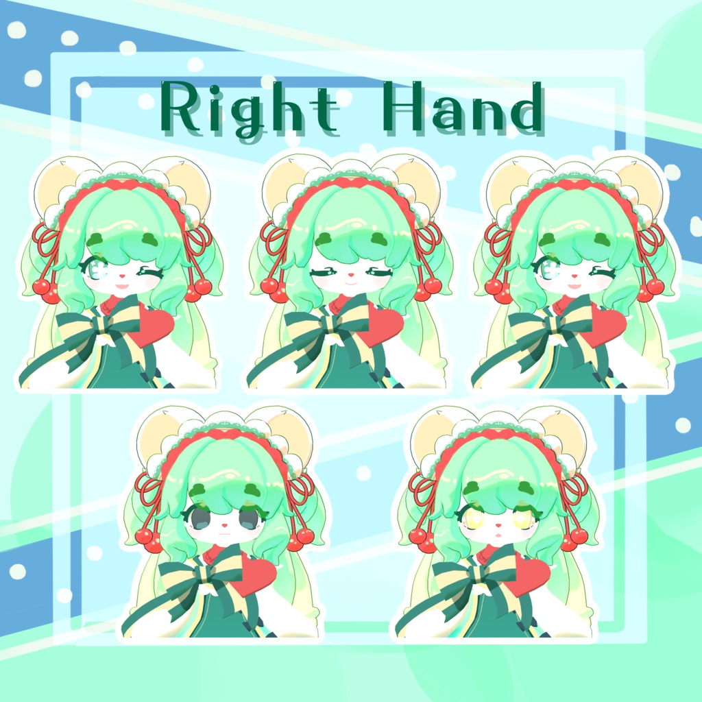 オリジナル3Dモデル 「しろくまソーダのソーラちゃん」