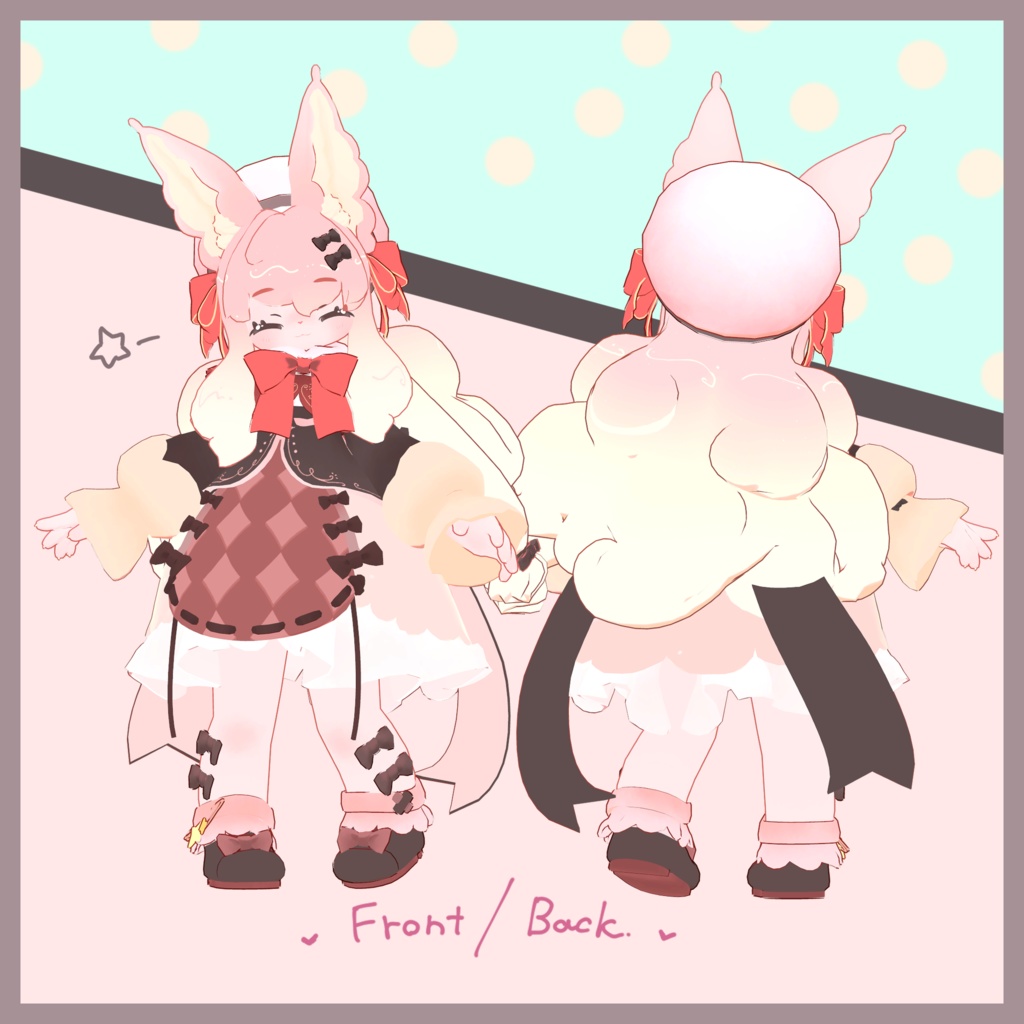 オリジナル3Dモデル 「うさぎチョコレートのストラちゃん」