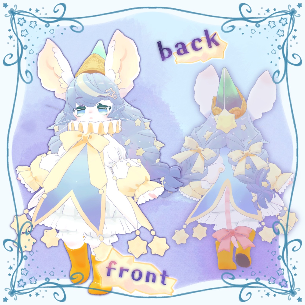 オリジナル3Dモデル 「こんぺいとうネズミのマウフェくん」