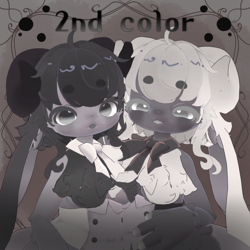 オリジナル3Dモデル 「羊山羊」