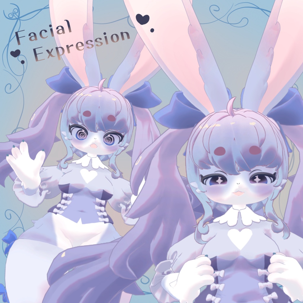 オリジナル3Dモデル 「兎海兎」