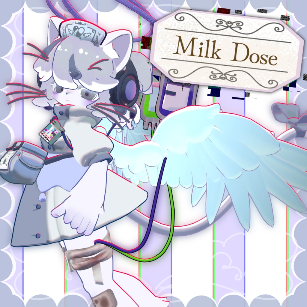 オリジナル3Dモデル 「XXX-cat(ネコをかぶっている)」