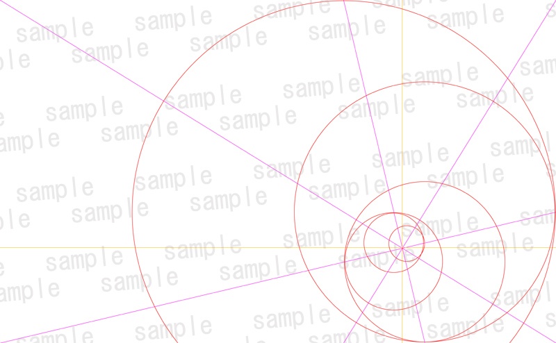 【ふがし横丁】黄金比ガイド(商用利用OK)