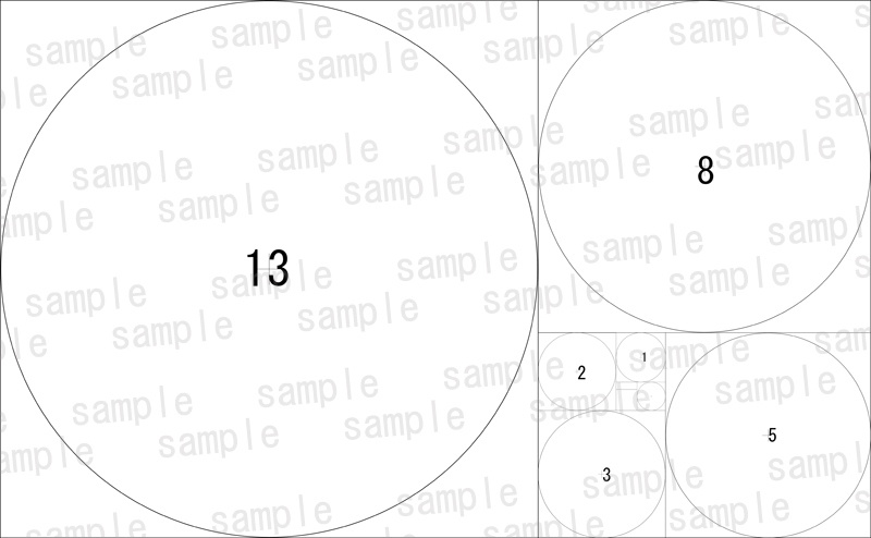 【ふがし横丁】黄金比ガイド(商用利用OK)