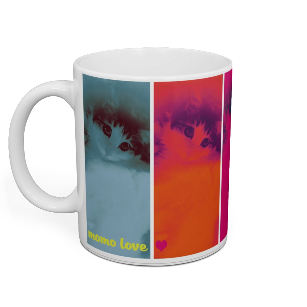 もものマグカップ①