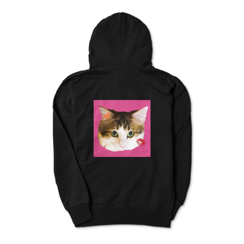 もものジップパーカー②