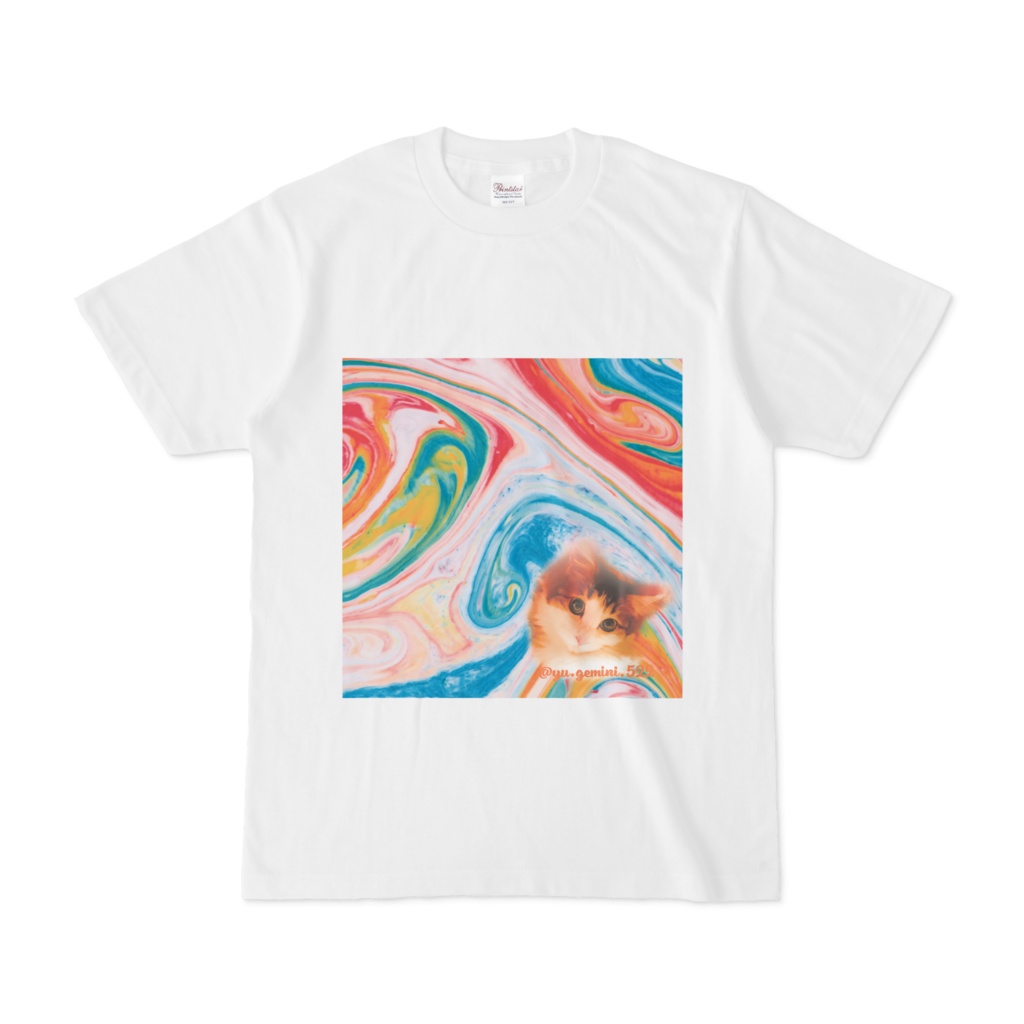 もものTシャツ-23 (マーブル)
