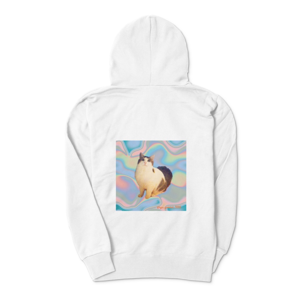 もものジップパーカー -05 (ユニコーンマーブル)