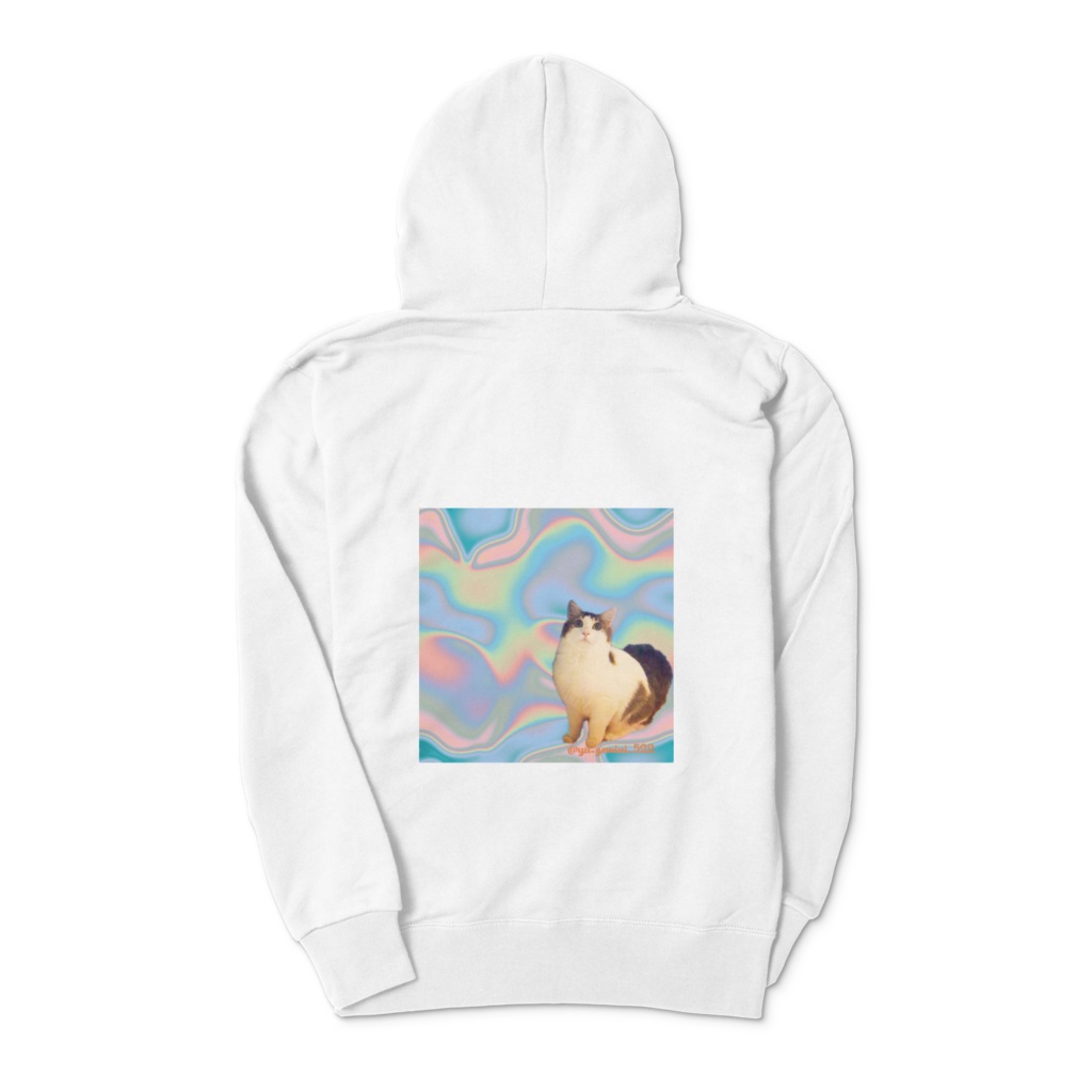 もものジップパーカー -05 (ユニコーンマーブル)