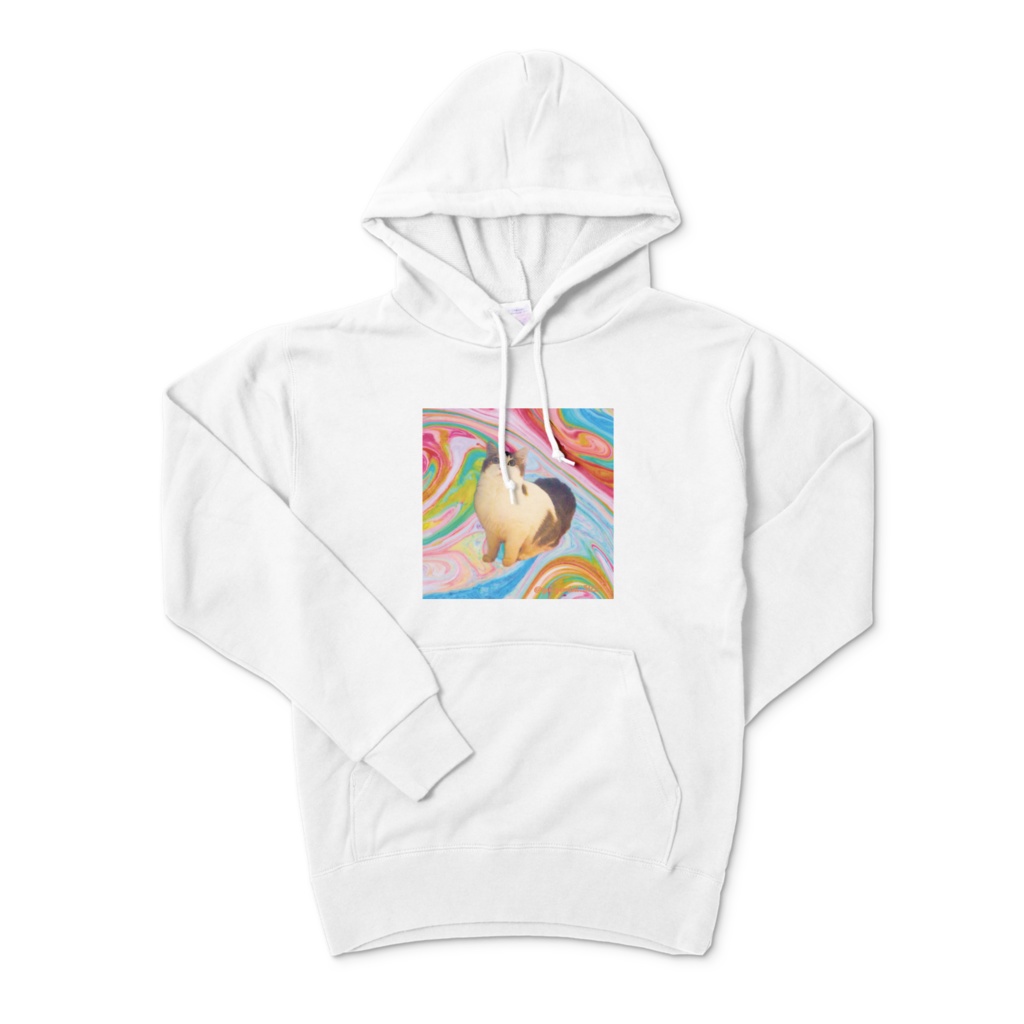 もものパーカー -04 (マーブル)