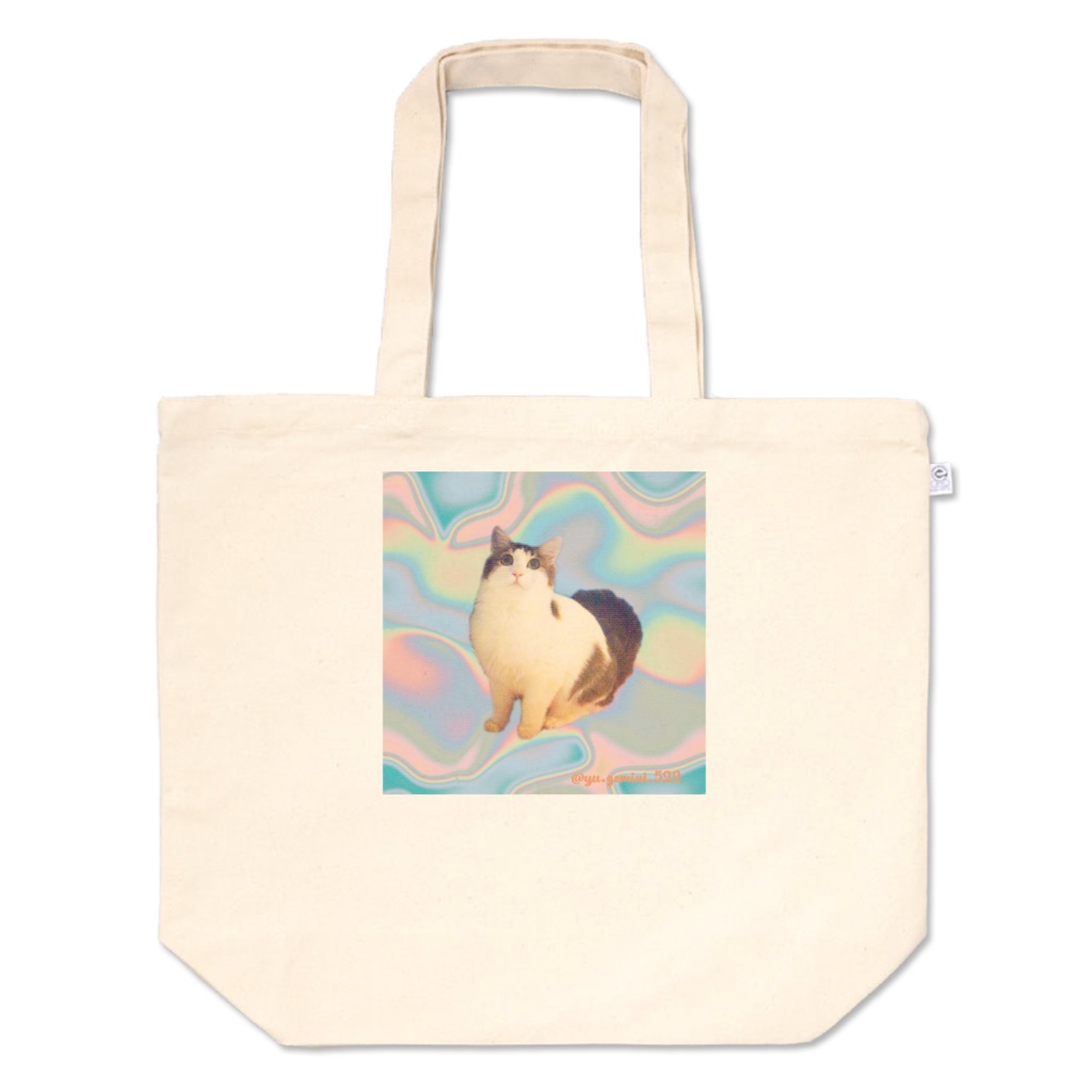 もものトートバッグ-02 L