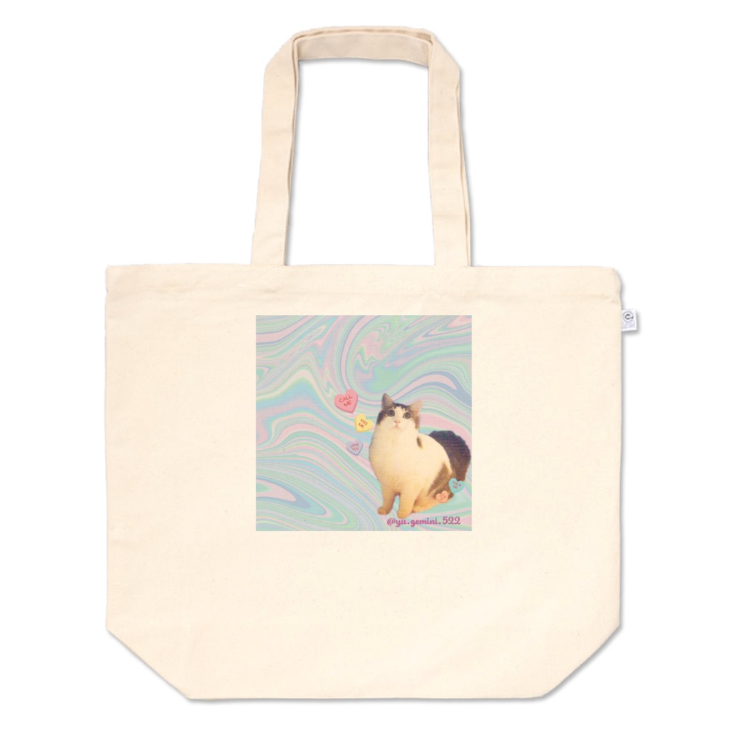 もものトートバッグ-02 L