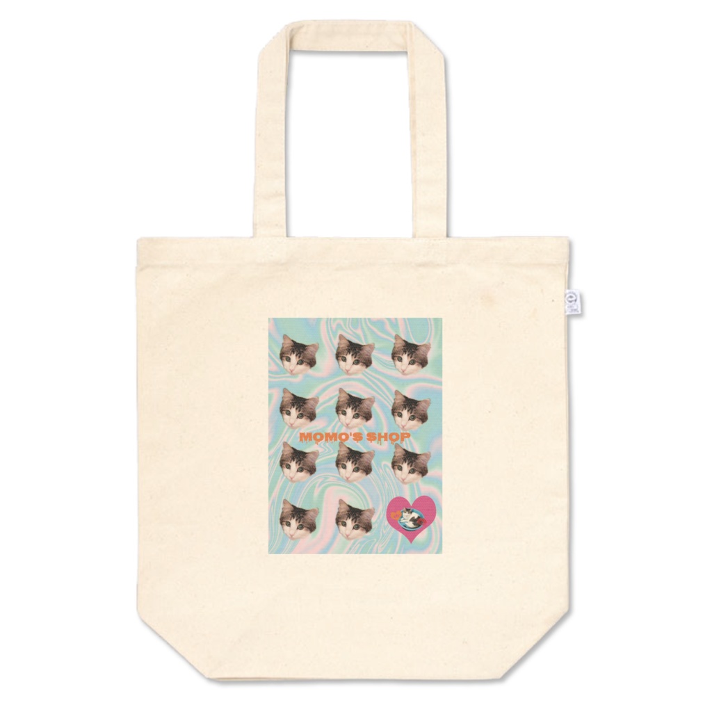 もものトートバッグ M