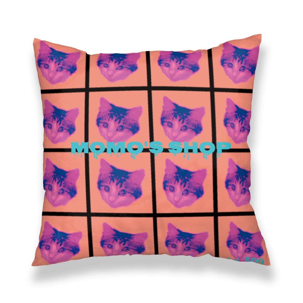 もものクッションカバー