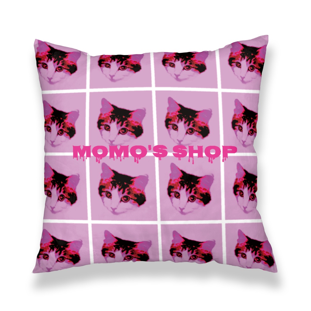 もものクッションカバー