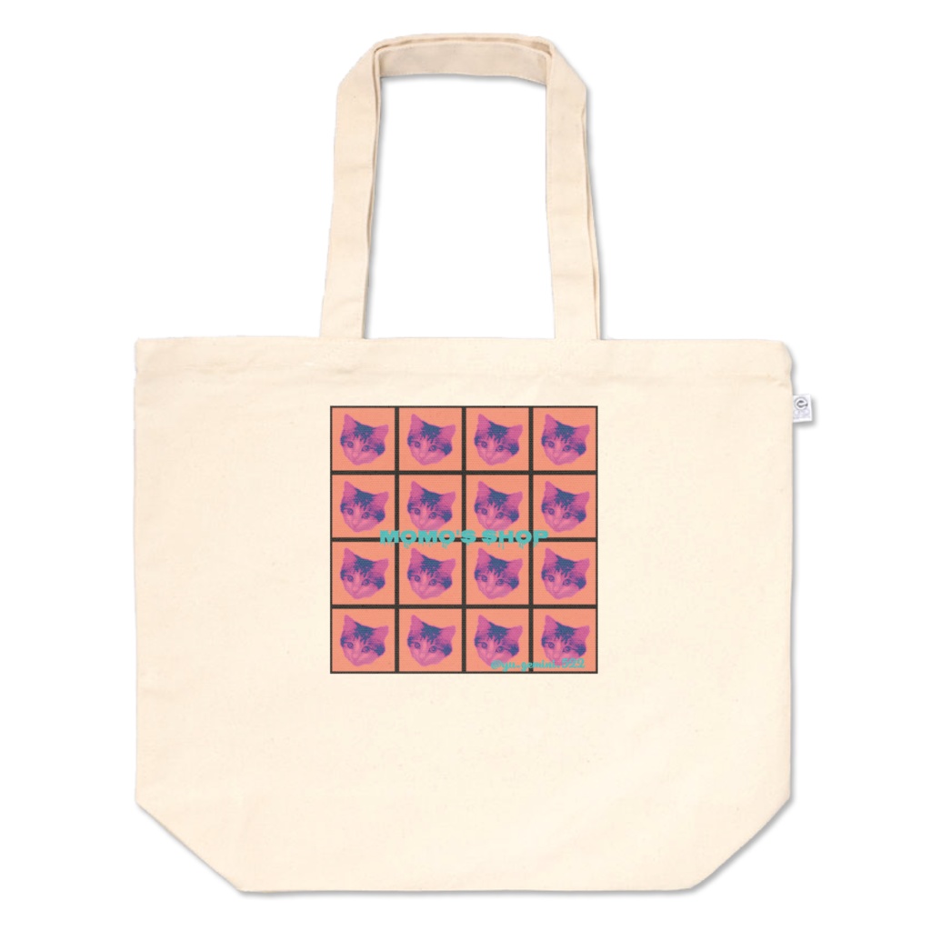 もものトートバッグ L