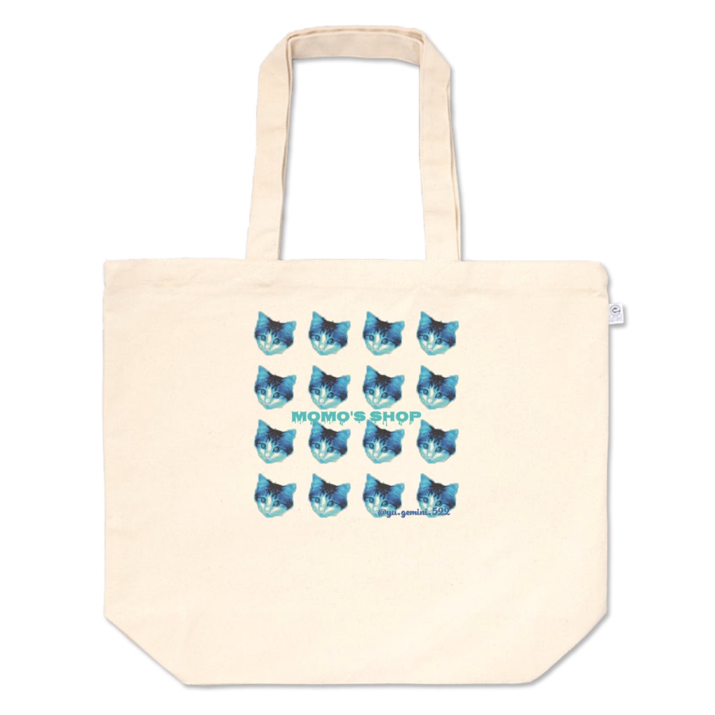 もものトートバッグ L