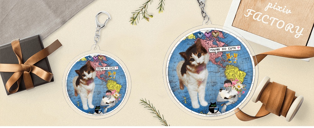 momoのアクリルキーホルダー #02