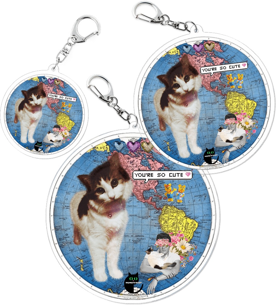 momoのアクリルキーホルダー #02