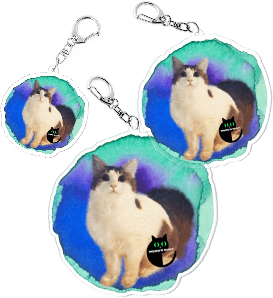 momoのアクリルキーホルダー #01