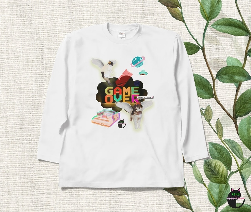 GAME OVER-くも型-ロンT