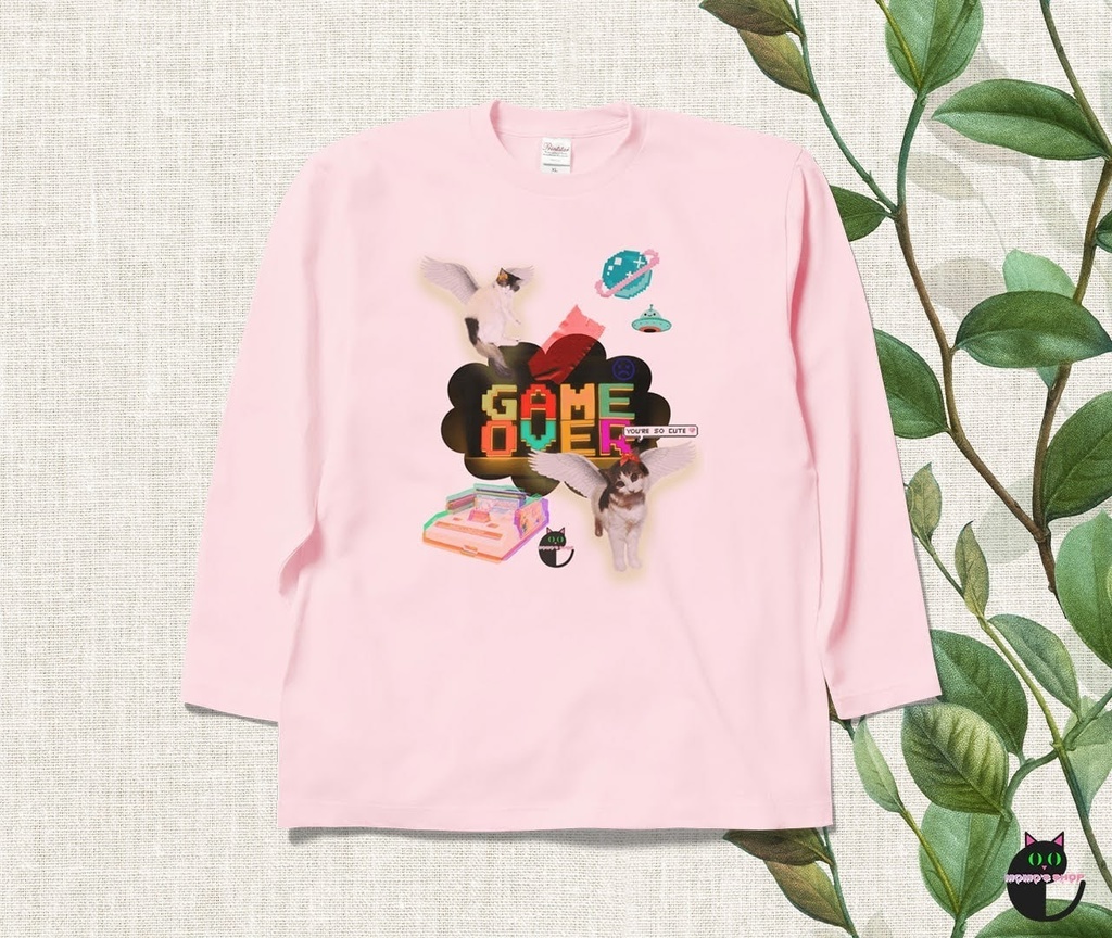 GAME OVER-くも型-ロンT