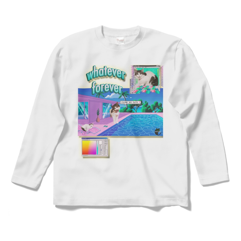 You're so cute-03 ロングスリーブTシャツ