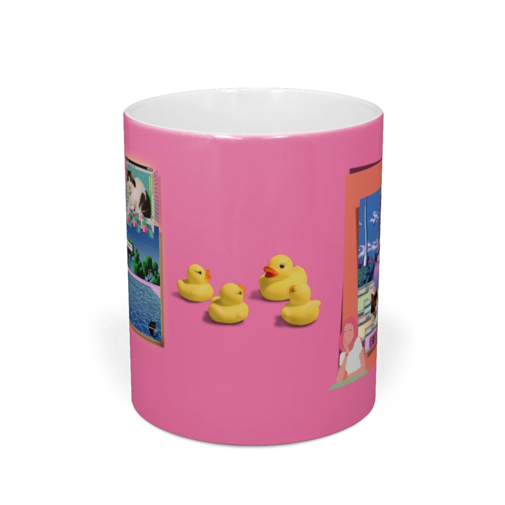 アヒルと一緒に-マグカップ
