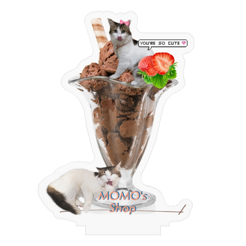 #MOMOパフェ